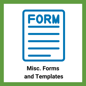 An Icon of a Form with "Misc. Forms and Templates"