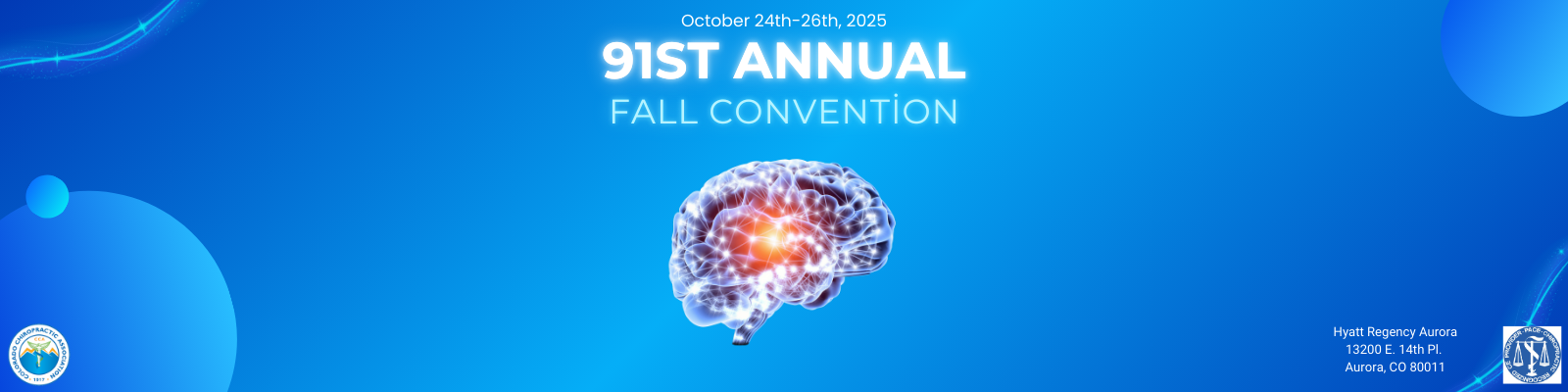 A image of a lit up brain on a blue background with the date and title of the event. There are also icons for the CCA logo and PACE logo.